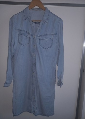 American Vintage Düğmeli Uzun Kollu Denim Ceket,Kap