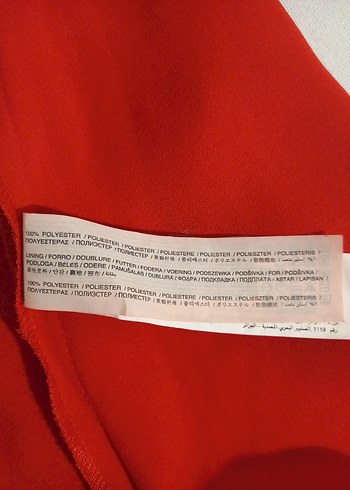 Kolsuz Kırmızı Midi V Yaka Kadın Elbise - Görsel 12