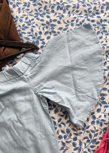 s Beden Pull and bear kot Midi Elbise, Kısa Kollu