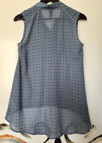 H&M H&M mavi Desenli Bohem Hamile Bluzu