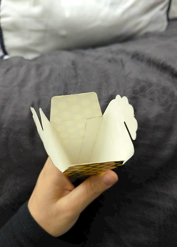 Sarı Puantiyeli Arı Desenli Lokum/Şeker Kutusu - Görsel 3