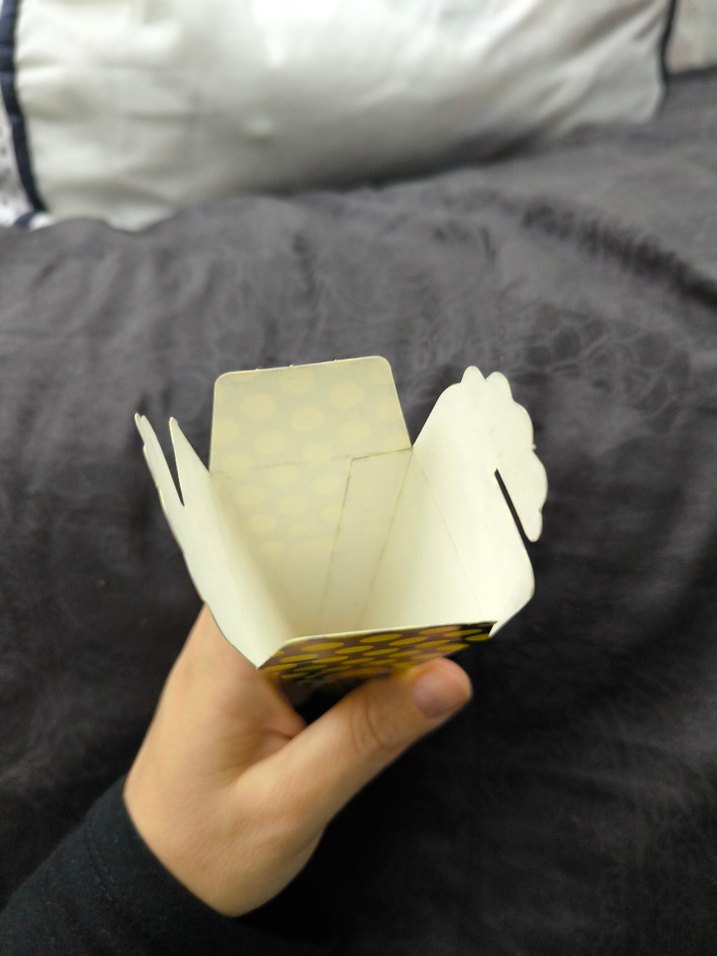 Sarı Puantiyeli Arı Desenli Lokum/Şeker Kutusu - Görsel 3