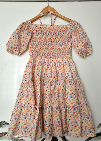 Çiçek Desenli Bohem Midi Elbise - Görsel 6