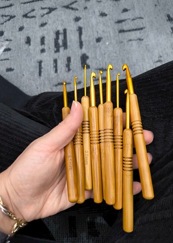 Ahşap Saplı Tığ Seti 9 Parça - Görsel 2