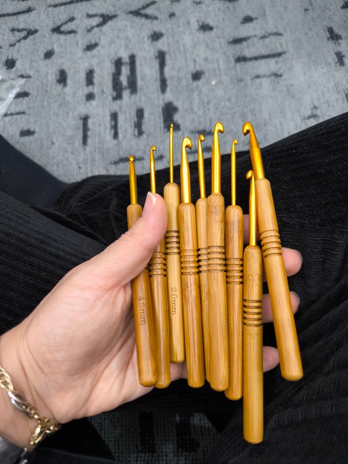 Ahşap Saplı Tığ Seti 9 Parça - Görsel 2