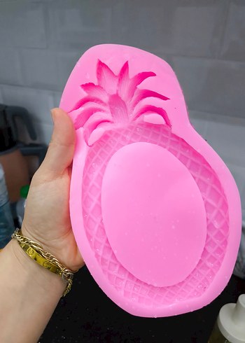 Pembe Ananas Şekilli Sunumluk - Görsel 2