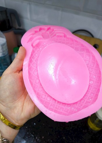 Pembe Ananas Şekilli Sunumluk - Görsel 5