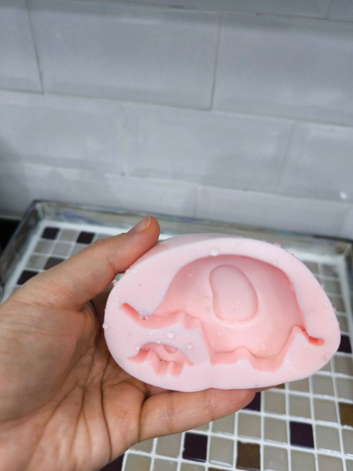 Pembe Fil Şekilli Silikon Kalıp - Görsel 2