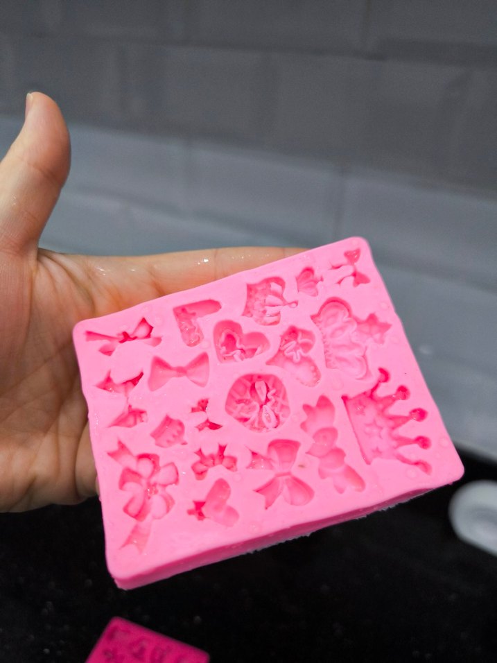 Pastel Pembe Süsleme Kalıbı - Görsel 3