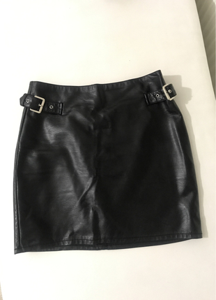 H&M mini deri etek