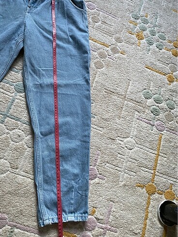 36 Beden mavi Renk Mom Jean Pantolon