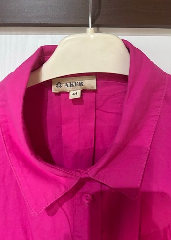 Aker pembe gömlek tunik - Görsel 3