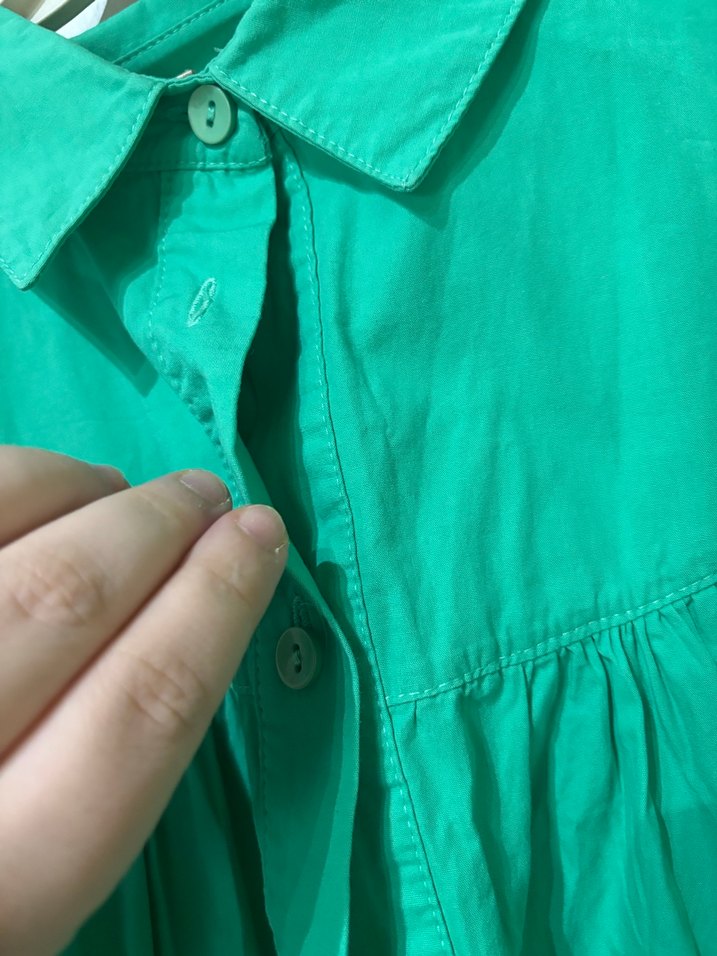 Aker yeşil tunik gömlek - Görsel 3
