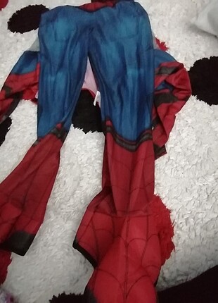 11-12 Yaş Beden lacivert Renk Spıderman kostum