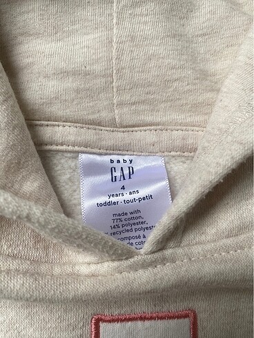4 Yaş Beden GAP kız sweatshirt