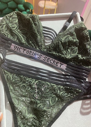 Kırmızı Desenli Glamour Street Sütyen - Görsel 11