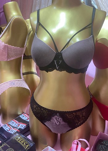 Kırmızı Desenli Glamour Street Sütyen - Görsel 8