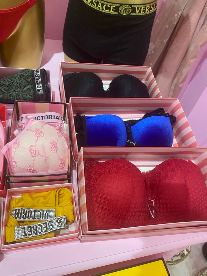 Kırmızı Desenli Glamour Street Sütyen - Görsel 3