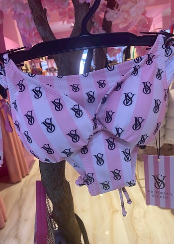 Kahverengi Desenli Tokalı Bikini Takımı - Görsel 5