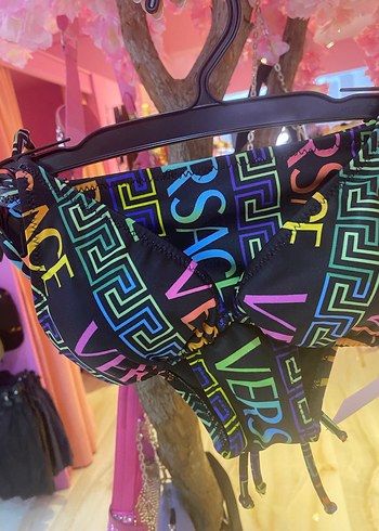 Kahverengi Desenli Tokalı Bikini Takımı - Görsel 10