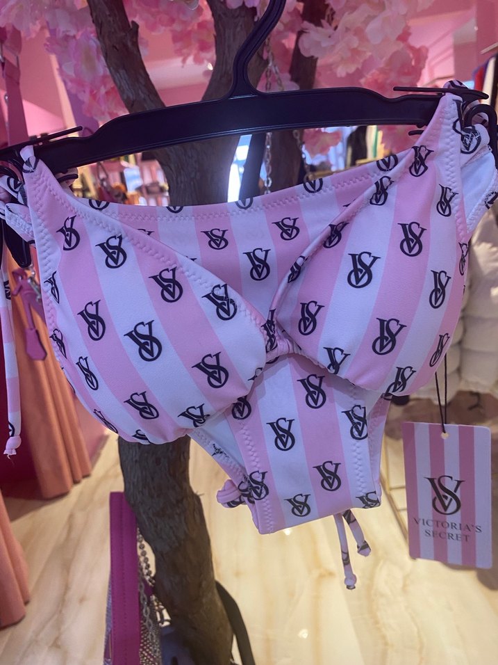 Kahverengi Desenli Tokalı Bikini Takımı - Görsel 5