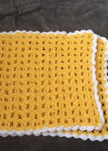 Sarı Örgü Banyo Süngeri - Görsel 2