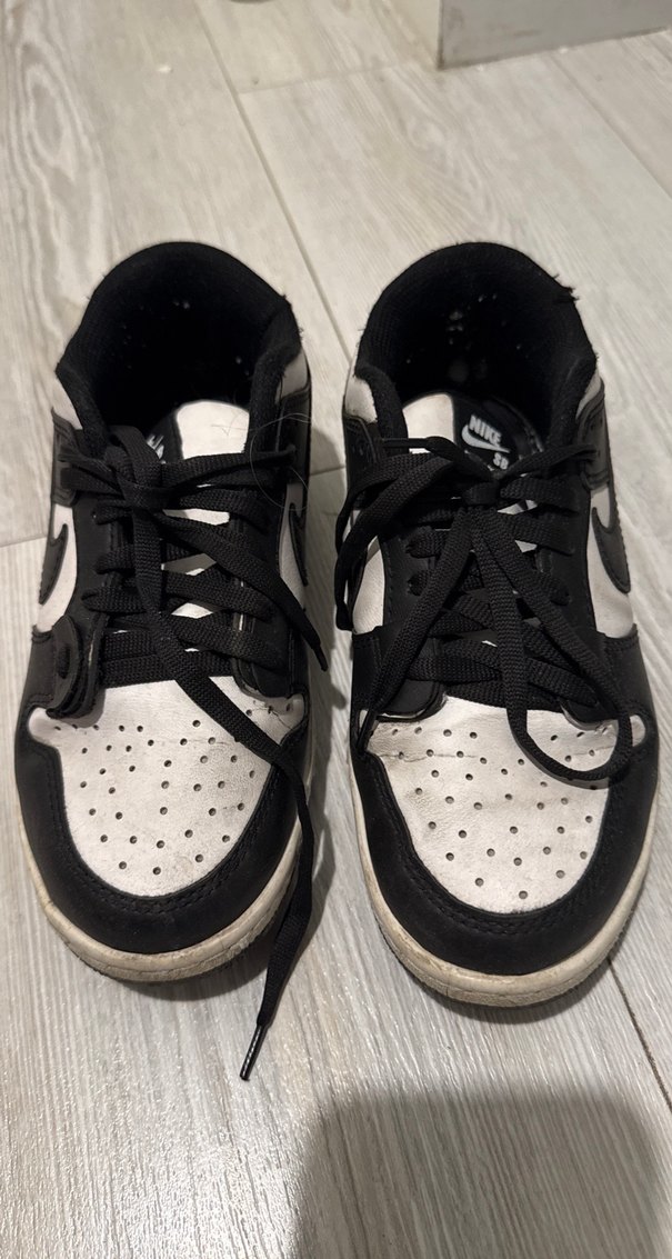 Siyah Beyaz Kadın Spor Ayakkabı - Görsel 3