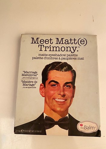 TheBalm Meet Matt(e) Trimony Mat Göz Farı Paleti