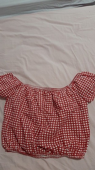 Kırmızı mini üst