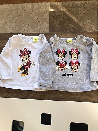 2 Li Disney uzun kollu tişört