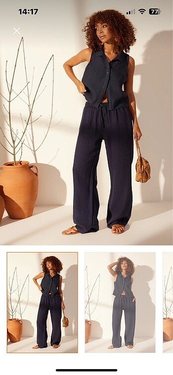 trendyolmilla keten pantolon