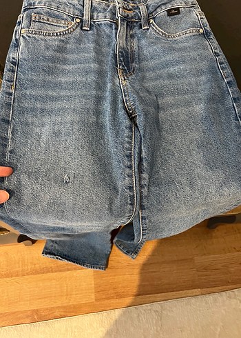 s Beden mavi Renk Düz Kesim Mavi Bliss Kot Pantolon