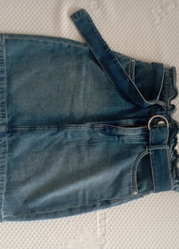 H&m 32 beden etiketli kot etek - Görsel 3