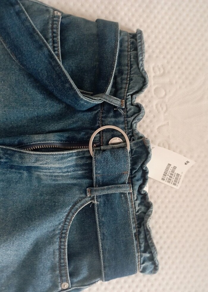 H&m 32 beden etiketli kot etek - Görsel 2