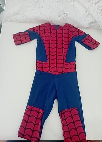 6 Yaş Beden lacivert Renk 6 yaş Spiderman kostüm