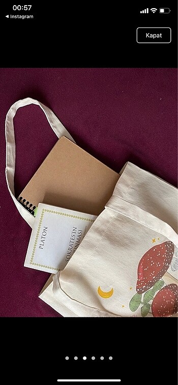 Beden camel Renk Tasarım bez çanta - Tote bag-omuz çantası