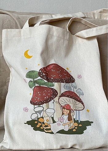 Tasarım bez çanta - Tote bag-omuz çantası