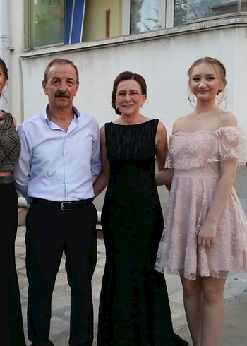 Dantel Detaylı Siyah Abiye Elbise