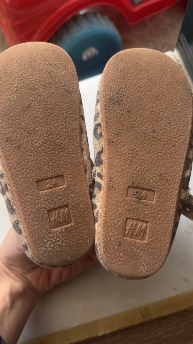 Kız Çocuk Leopar Desenli Tokalı Babet - Görsel 2