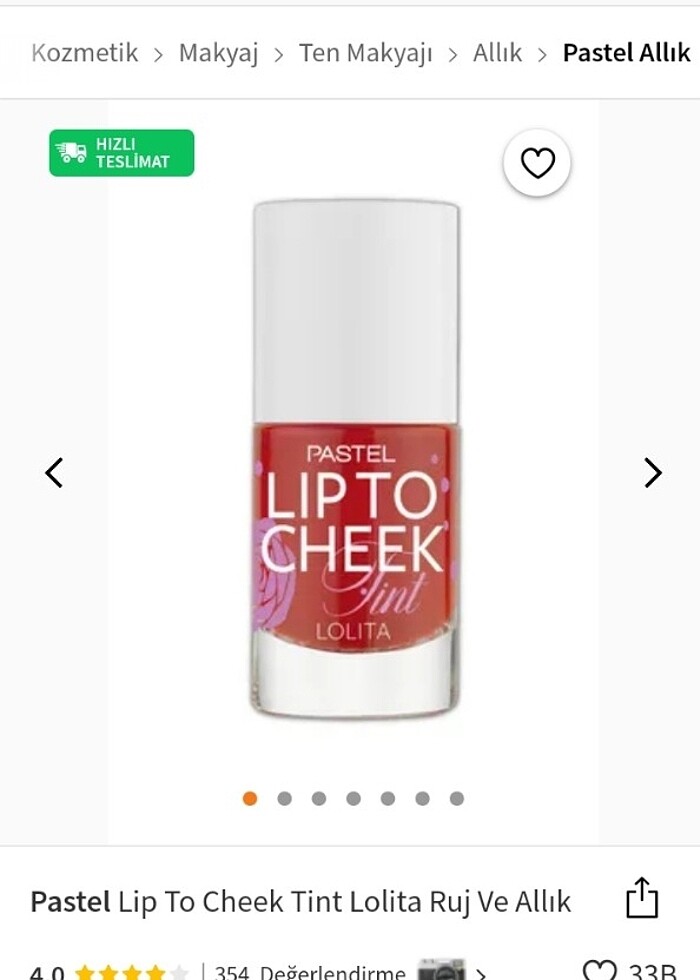 Pastel tint ve loreal paris ruj  - Görsel 2