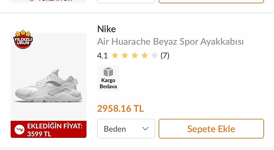 Nike Nike spor ayakkabı 