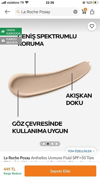 La Roche Posay La Roche Posay renkli güneş kremi