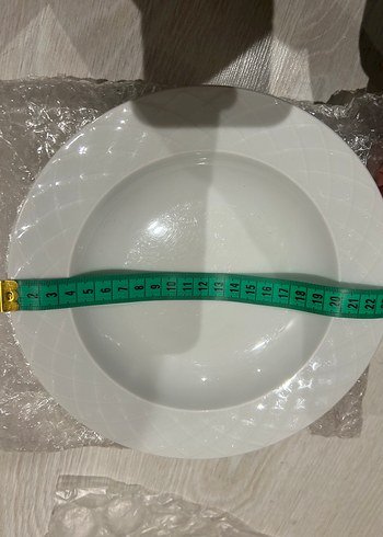 Beyaz Derin Yemek Tabağı - Görsel 3