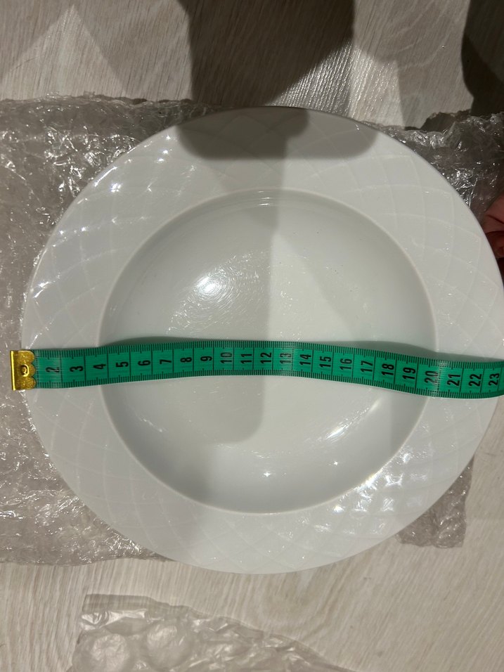 Beyaz Derin Yemek Tabağı - Görsel 3