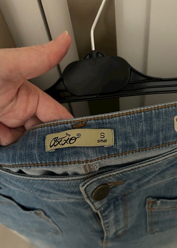 Gevşek Kesim Midi Mavi Kadın Kot Pantolon - Görsel 2