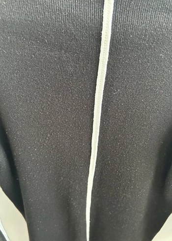 Fermuarlı Siyah Yüksek Yakalı Kadın elbise - Görsel 3