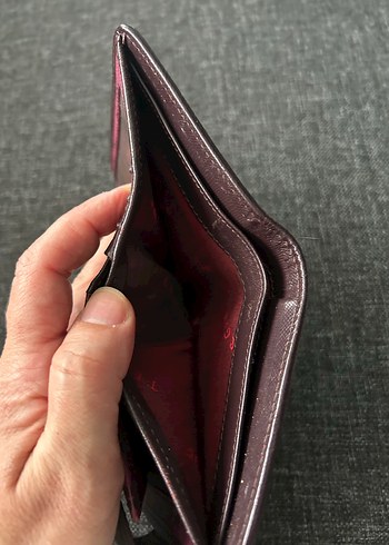 Kilitli Pembe Desenli Kadın Cüzdanı - Görsel 3