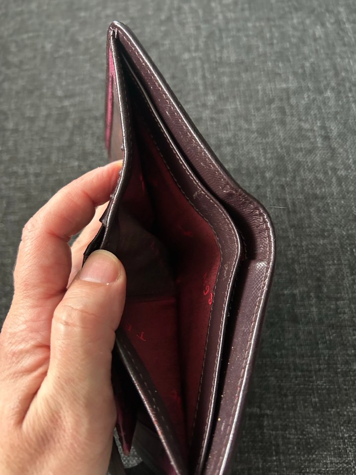 Kilitli Pembe Desenli Kadın Cüzdanı - Görsel 3