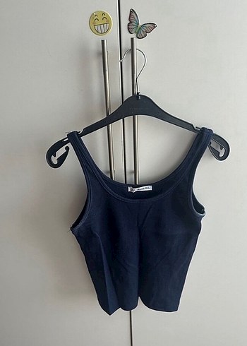 Denim Mini Crop Top
