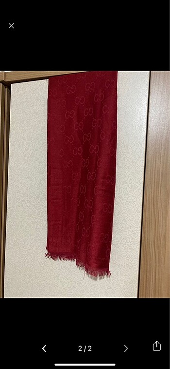 Gucci kaşmir ipek şal